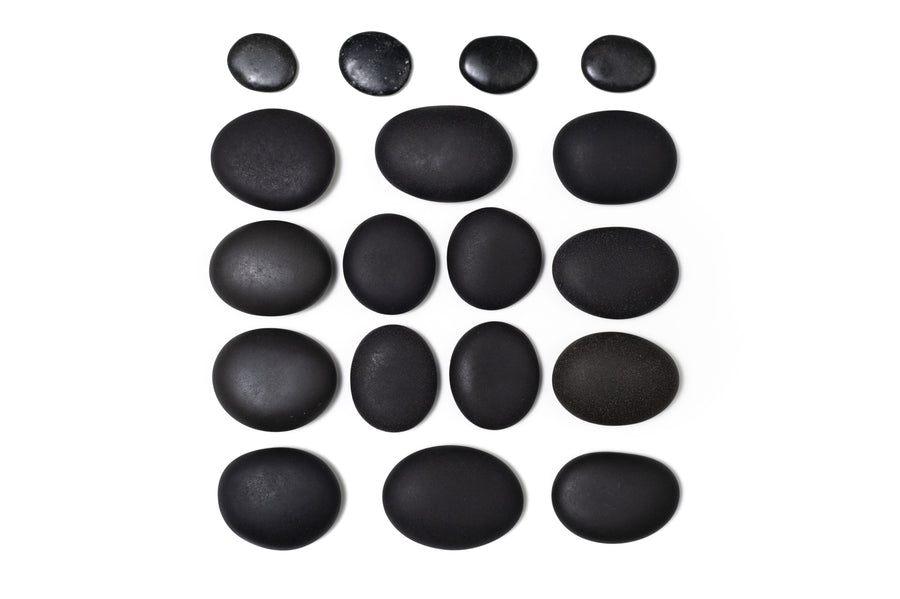 Yoga Equipment Rocks Skyhawk Complete Yoga Set - 18 Stones – The Stone Massage Company