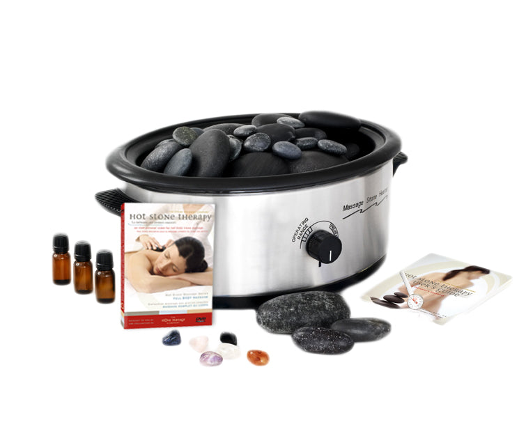 Basalt Deluxe MiniMassage Stone Kit 30 Stones with Full Body DVD, 6